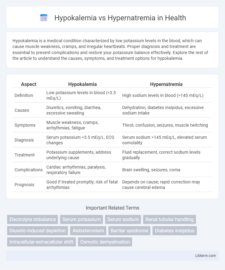 Hypernatremia vs Hypokalemia in Health - What is The Difference?