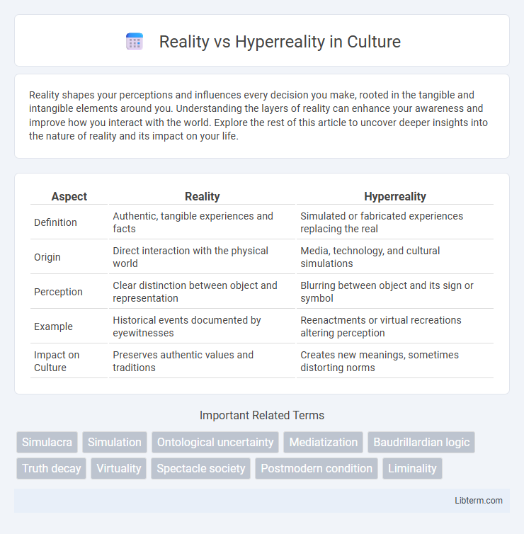 Hyperreality vs Reality in Culture - What is The Difference?