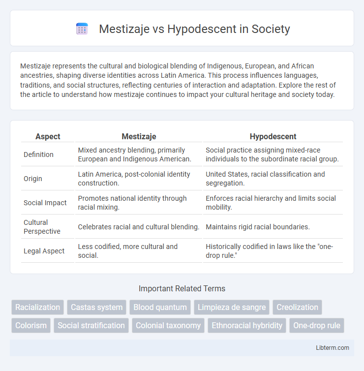 Hypodescent vs Mestizaje in Society - What is The Difference?