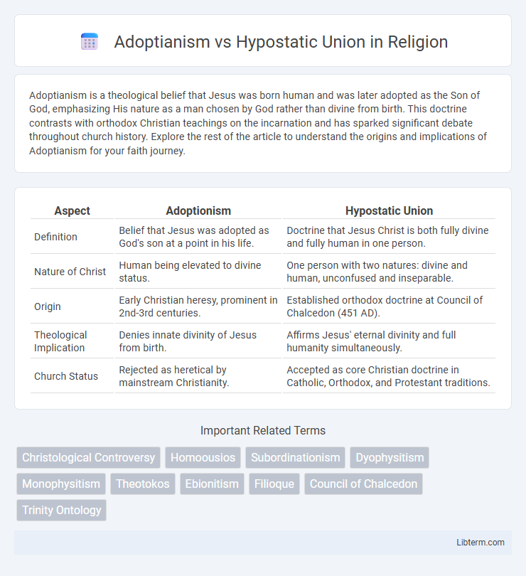 Hypostatic Union vs Adoptianism in Religion - What is The Difference?