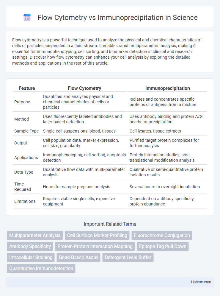 Immunoprecipitation vs Flow Cytometry in Science - What is The Difference?
