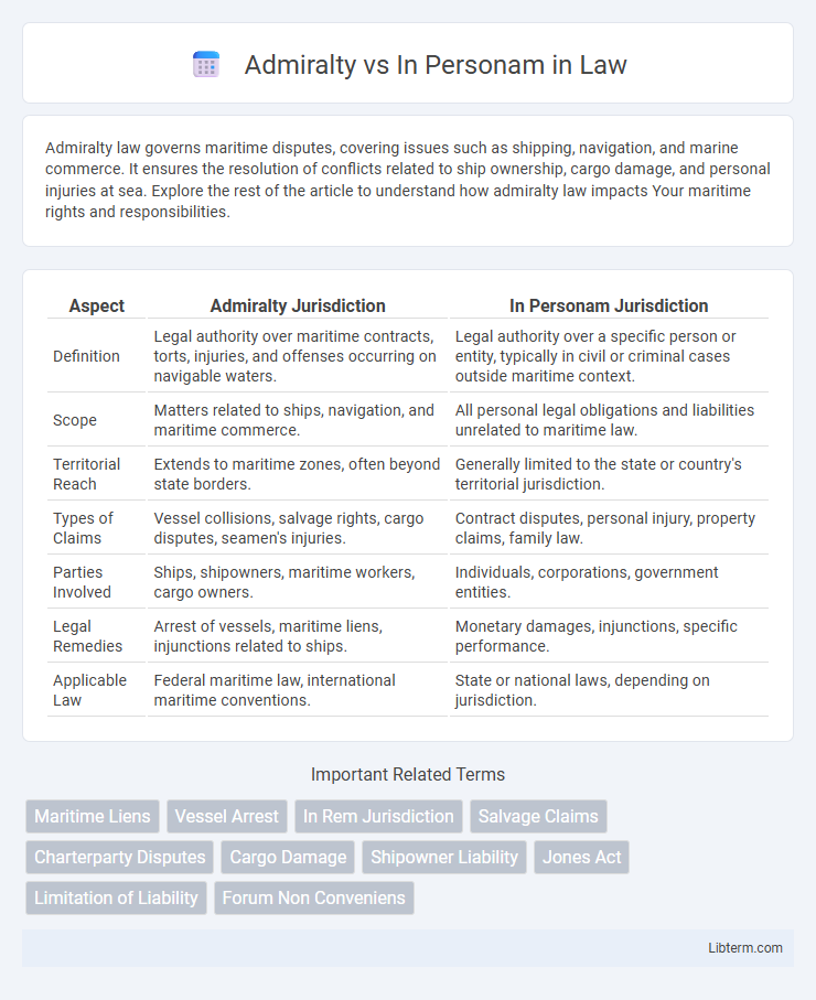 In Personam vs Admiralty in Law - What is The Difference?
