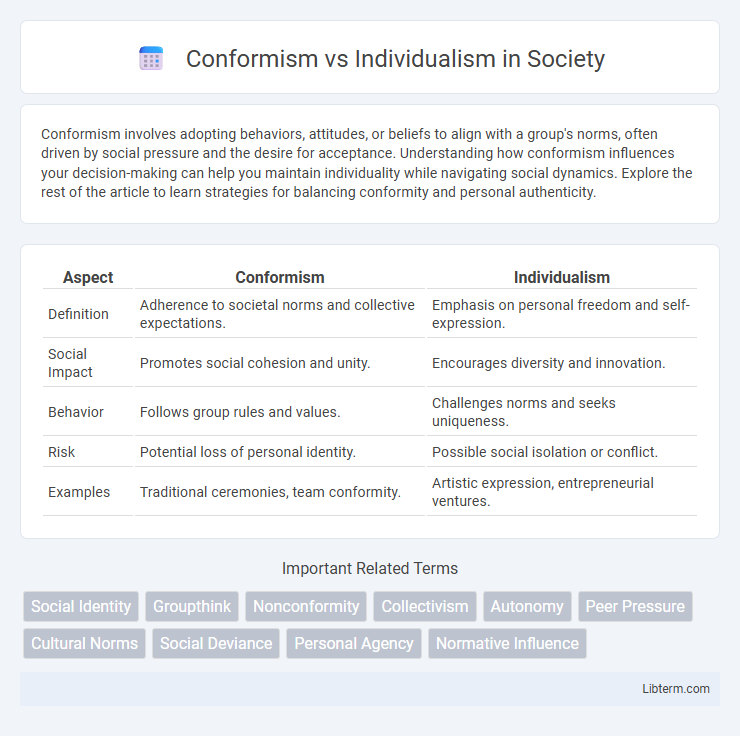 Individualism vs Conformism in Society - What is The Difference?