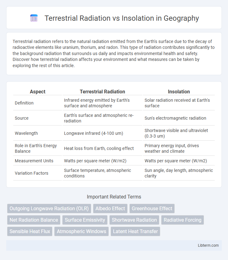 Insolation vs Terrestrial Radiation in Geography - What is The Difference?