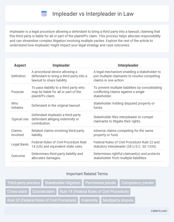 Interpleader vs Impleader in Law - What is The Difference?