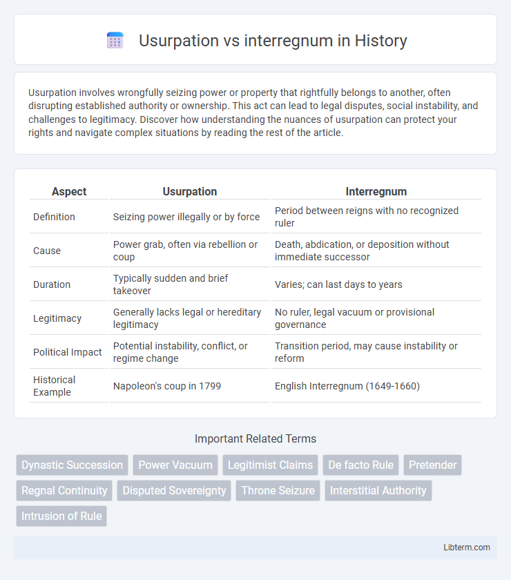interregnum vs Usurpation in History - What is The Difference?