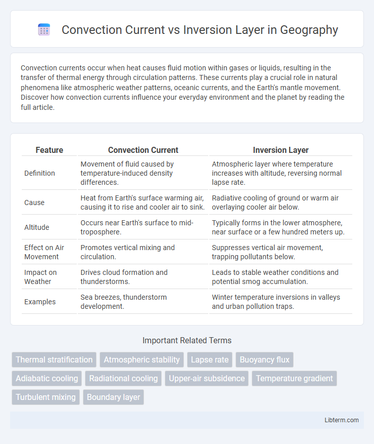 Inversion Layer vs Convection Current in Geography - What is The Difference?