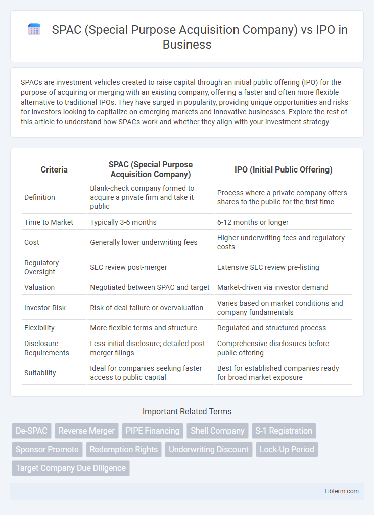 IPO vs SPAC (Special Purpose Acquisition Company) in Business - What is The Difference?