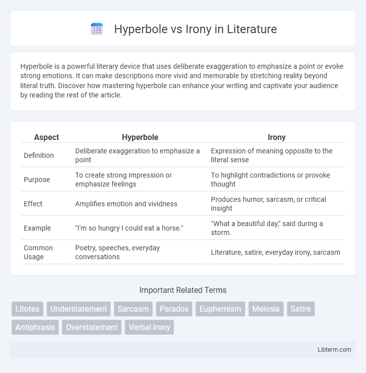 Irony vs Hyperbole in Literature - What is The Difference?