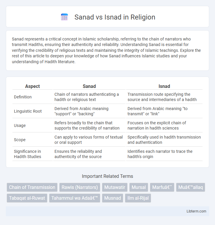 Isnad vs Sanad in Religion - What is The Difference?