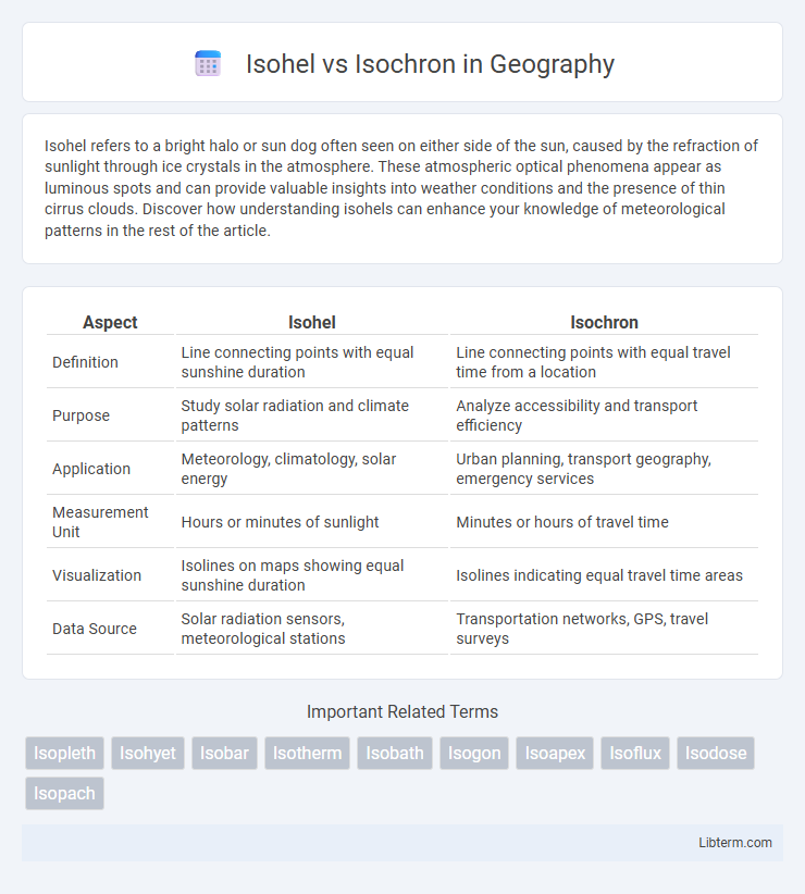 Isochron vs Isohel in Geography - What is The Difference?
