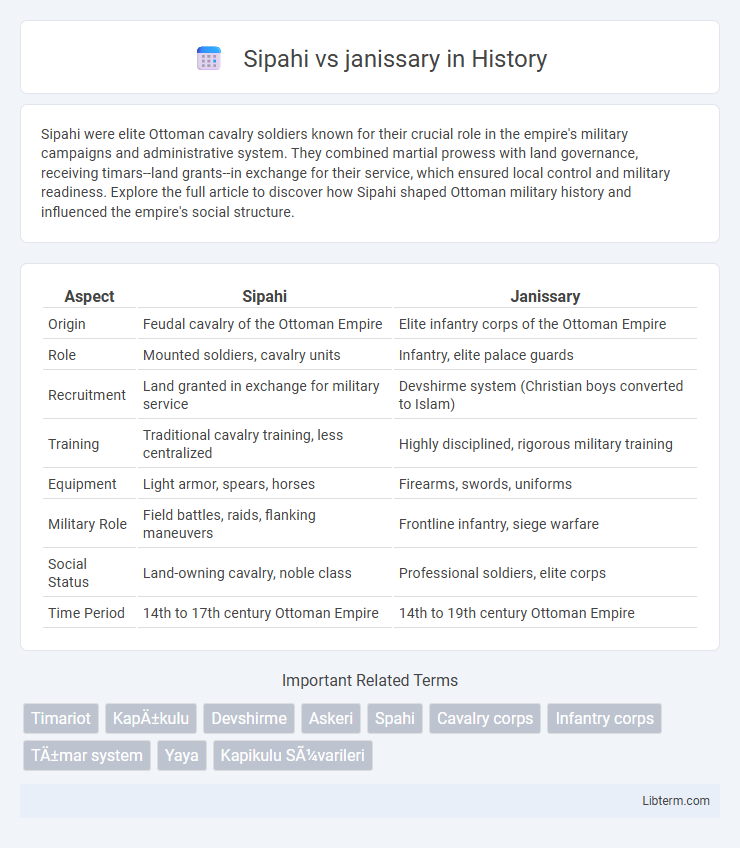 janissary vs Sipahi in History - What is The Difference?