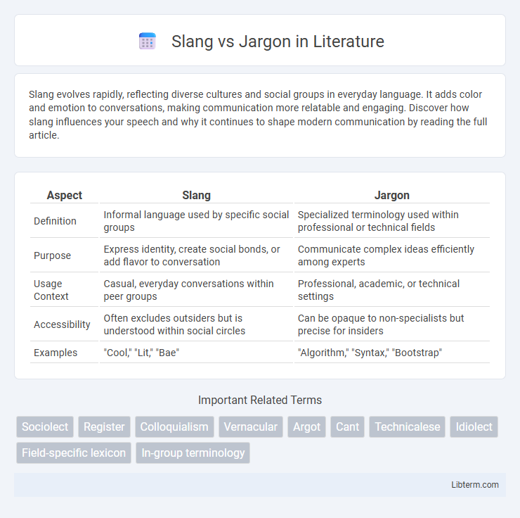 Jargon vs Slang in Literature - What is The Difference?