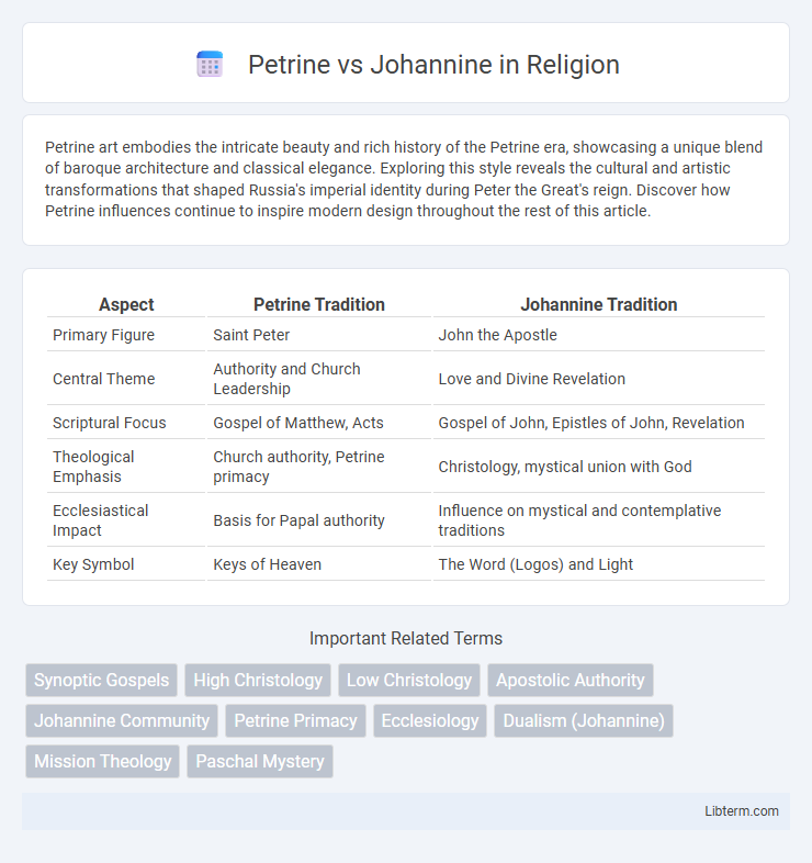 Johannine vs Petrine in Religion - What is The Difference?