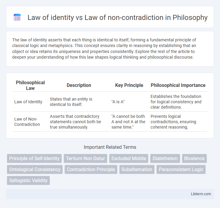Law of non-contradiction vs Law of identity in Philosophy - What is The Difference?