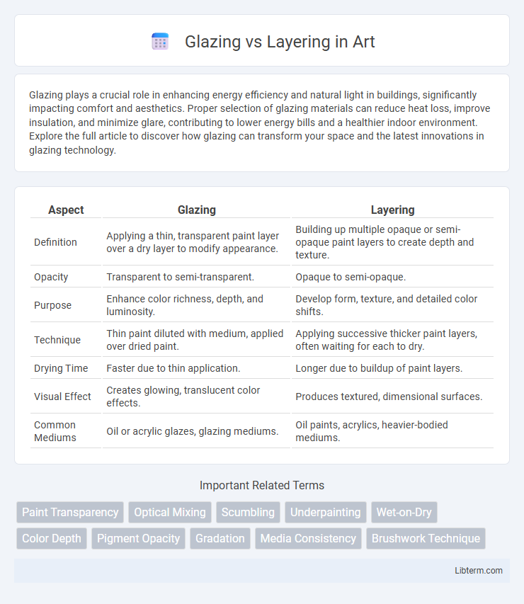 Layering vs Glazing in Art - What is The Difference?