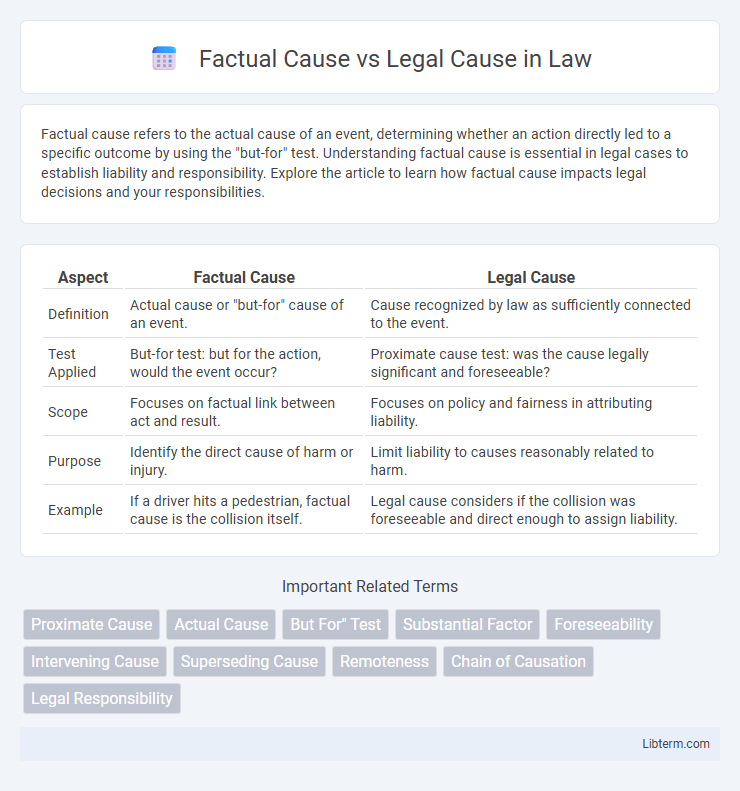 Legal Cause vs Factual Cause in Law - What is The Difference?