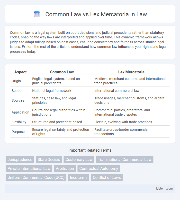 Lex Mercatoria vs Common Law in Law - What is The Difference?