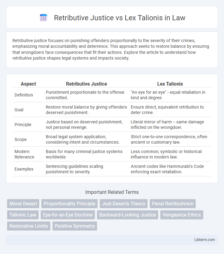Lex Talionis vs Retributive Justice in Law - What is The Difference?