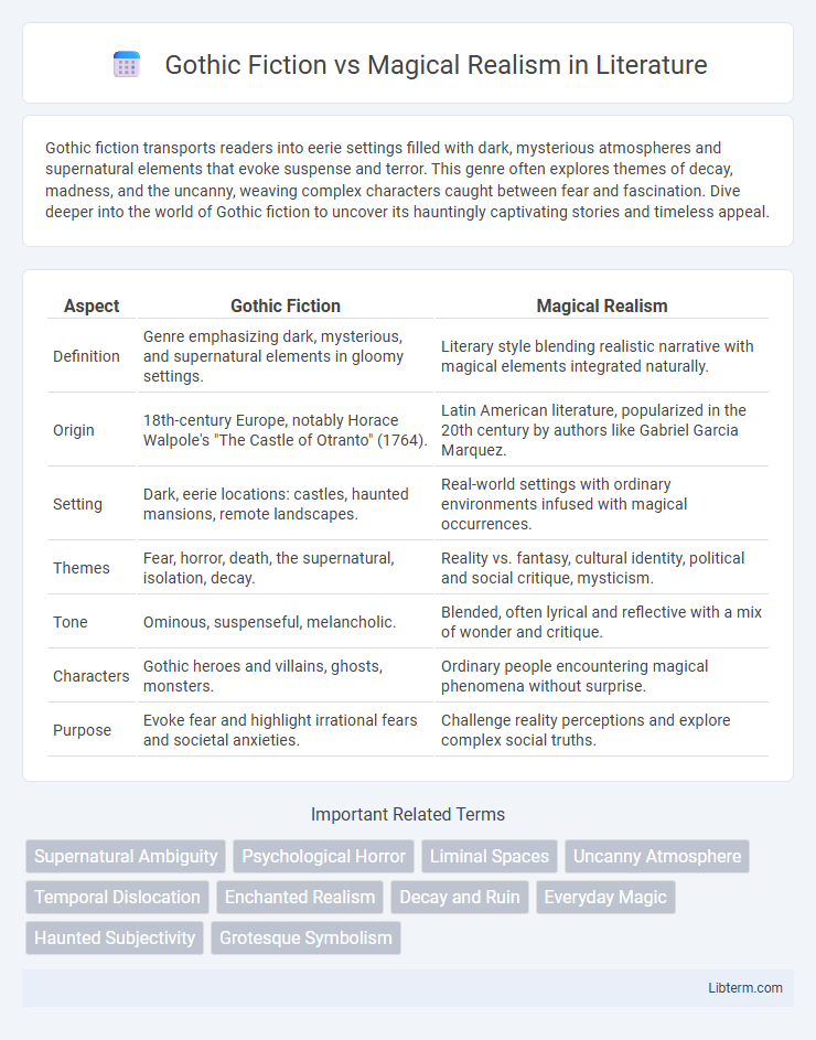 Magical Realism vs Gothic Fiction in Literature - What is The Difference?