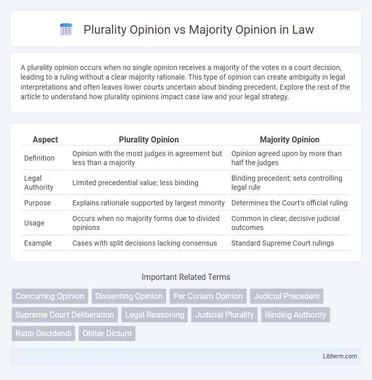 Majority Opinion vs Plurality Opinion in Law - What is The Difference?