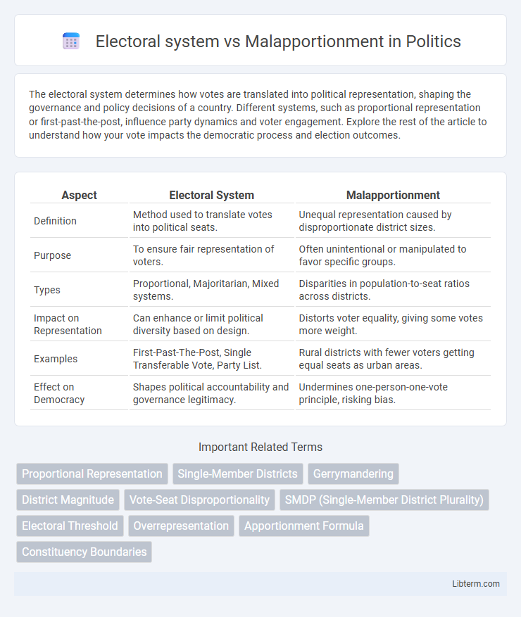 Malapportionment vs Electoral system in Politics - What is The Difference?