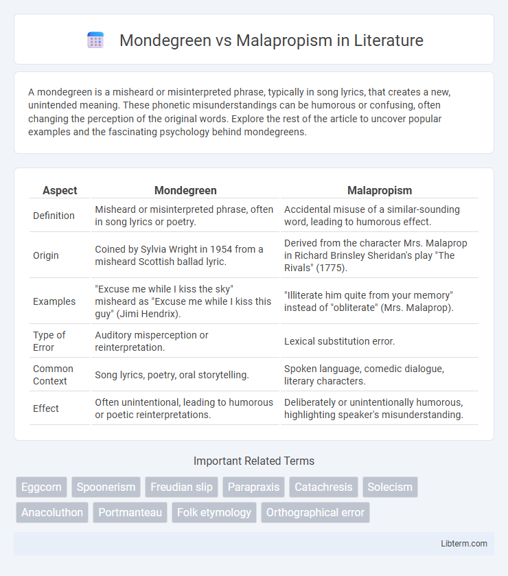 Malapropism vs Mondegreen in Literature - What is The Difference?