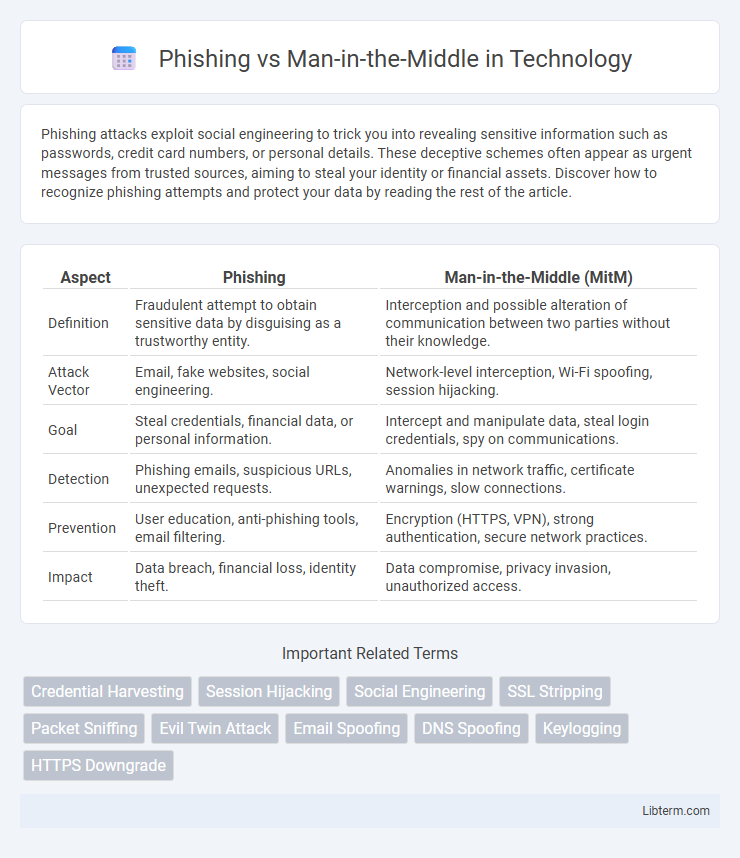 Man-in-the-Middle vs Phishing in Technology - What is The Difference?