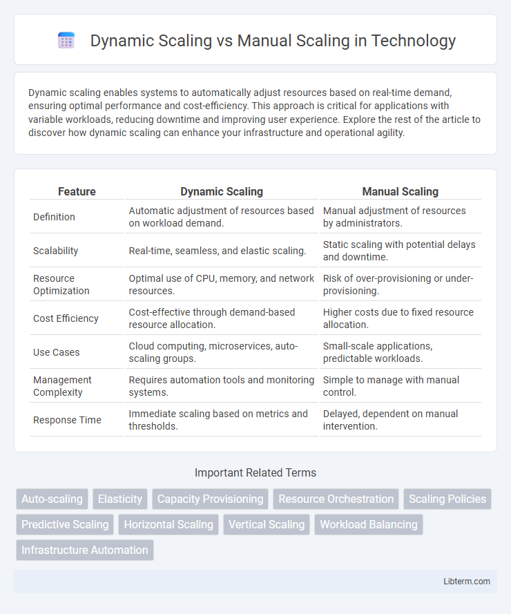 Manual Scaling vs Dynamic Scaling in Technology - What is The Difference?