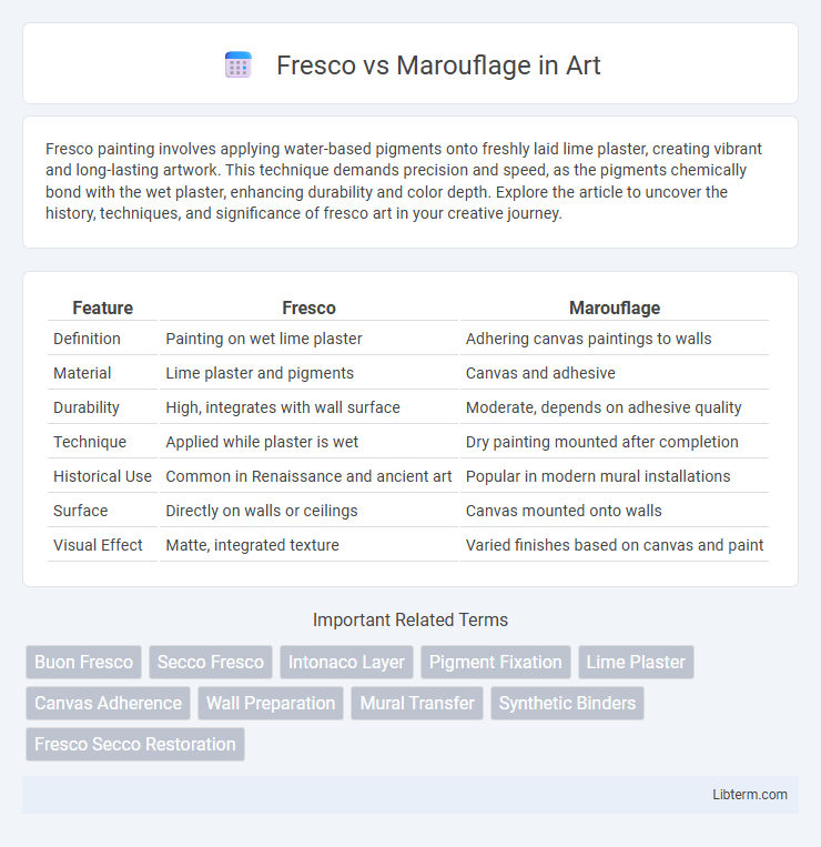 Marouflage vs Fresco in Art - What is The Difference?