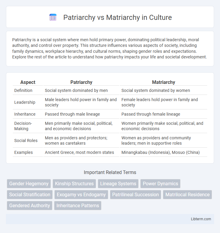 Matriarchy vs Patriarchy in Culture - What is The Difference?