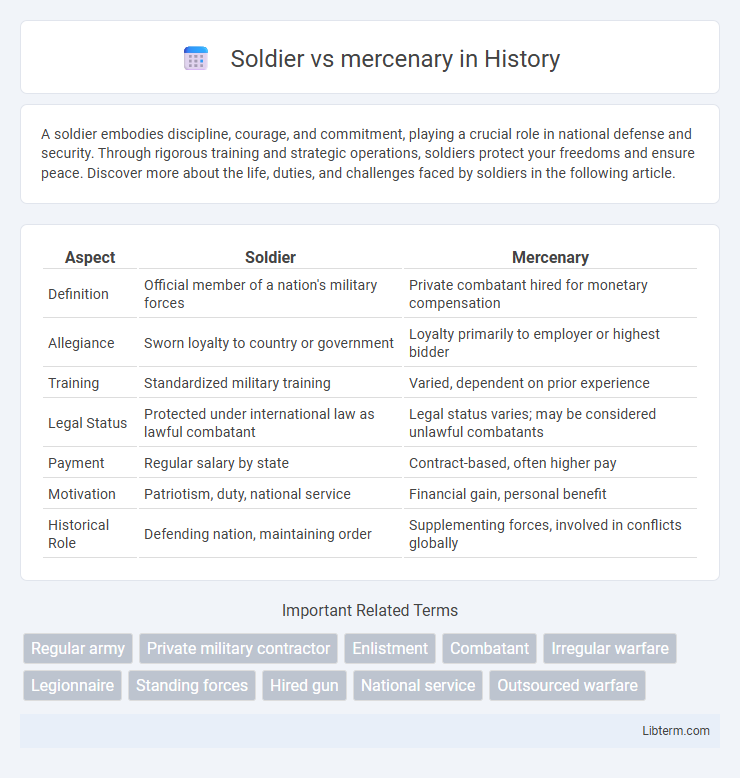 mercenary vs Soldier in History - What is The Difference?