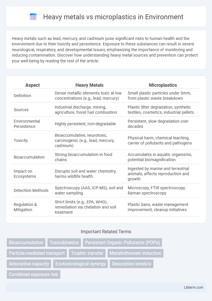 microplastics vs Heavy metals in Environment - What is The Difference?