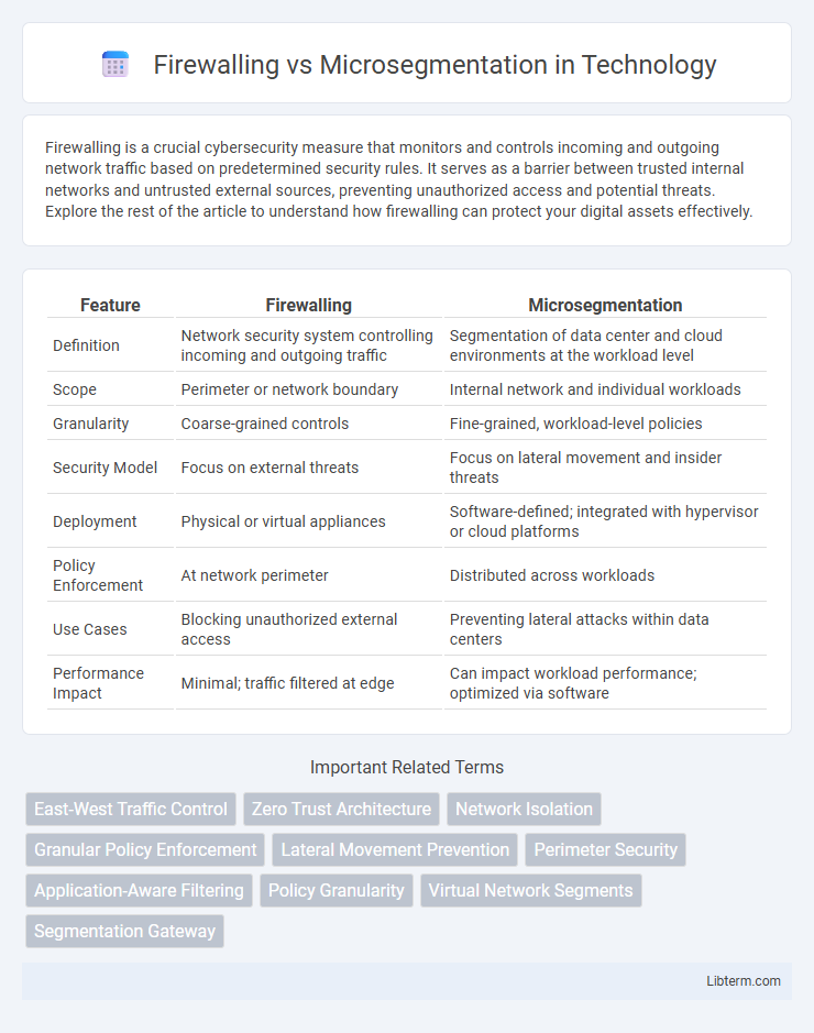 Microsegmentation vs Firewalling in Technology - What is The Difference?