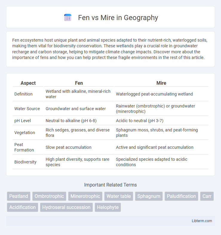 Mire vs Fen in Geography - What is The Difference?