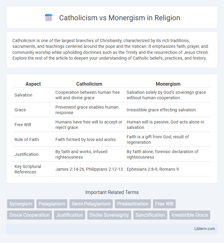 Monergism vs Catholicism in Religion - What is The Difference?