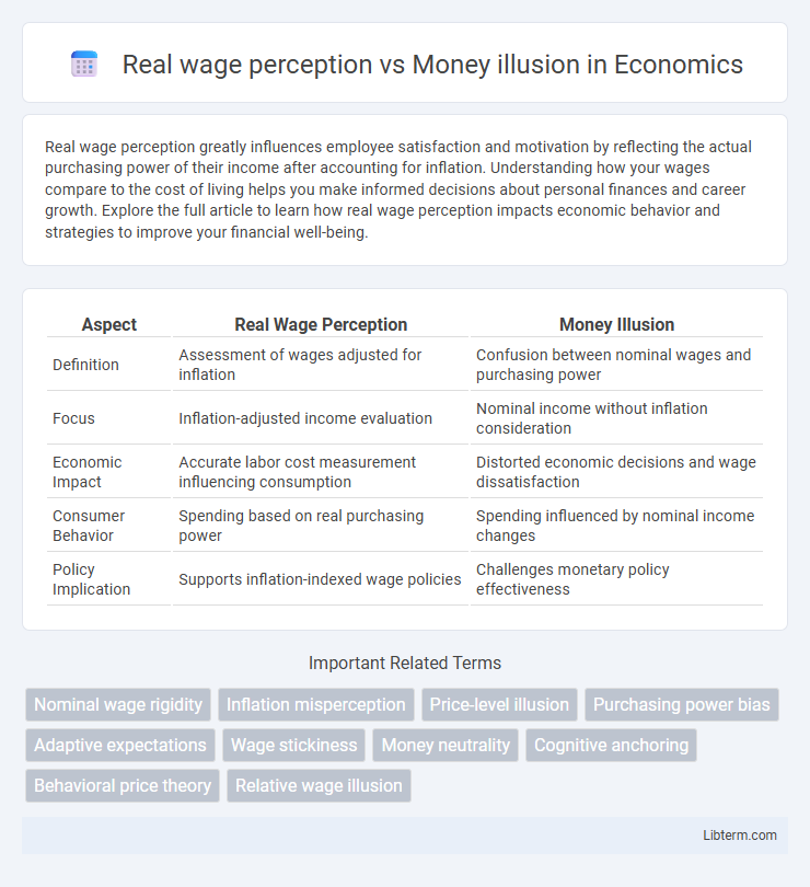 Money illusion vs Real wage perception in Economics - What is The Difference?