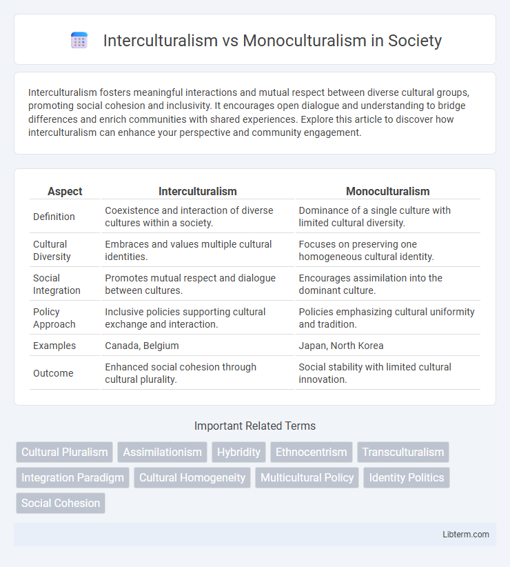 Monoculturalism vs Interculturalism in Society - What is The Difference?