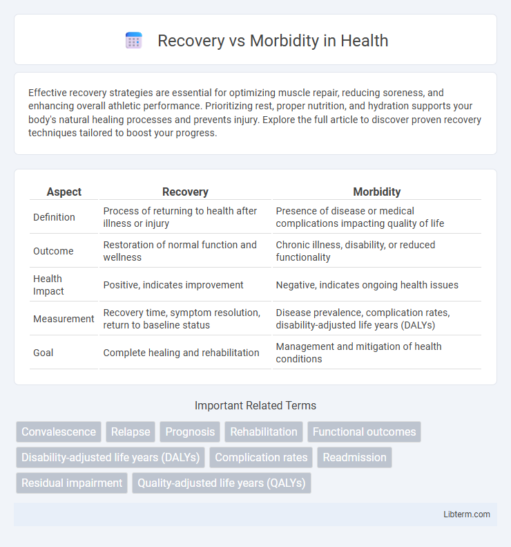 Morbidity vs Recovery in Health - What is The Difference?