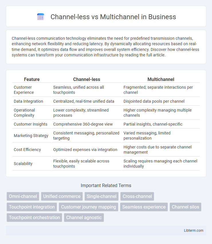 Multichannel vs Channel-less in Business - What is The Difference?