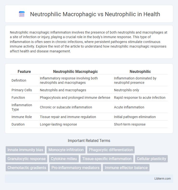 Neutrophilic vs Neutrophilic Macrophagic in Health - What is The Difference?
