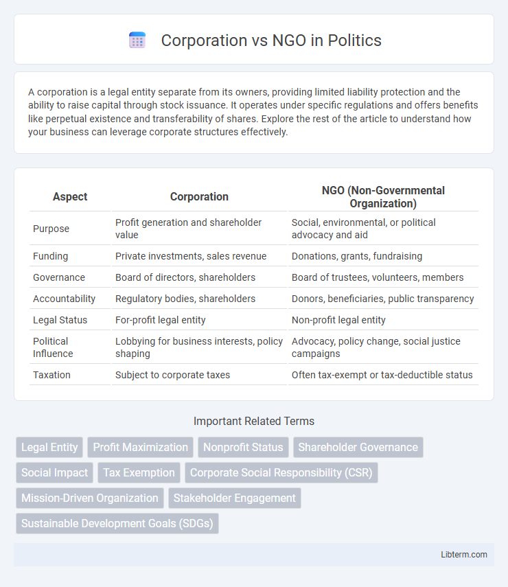 NGO vs Corporation in Politics - What is The Difference?