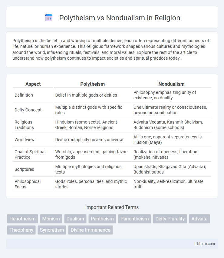 Nondualism vs Polytheism in Religion - What is The Difference?