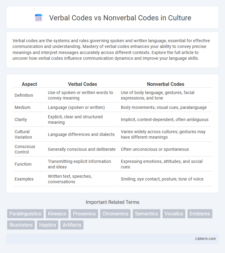 Nonverbal Codes vs Verbal Codes in Culture - What is The Difference?