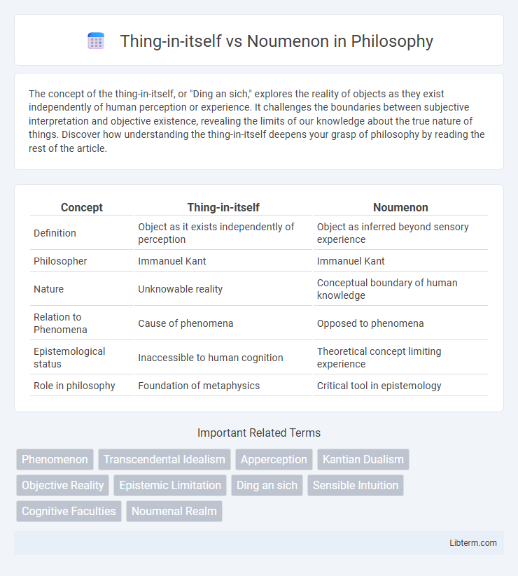 Noumenon vs Thing-in-itself in Philosophy - What is The Difference?