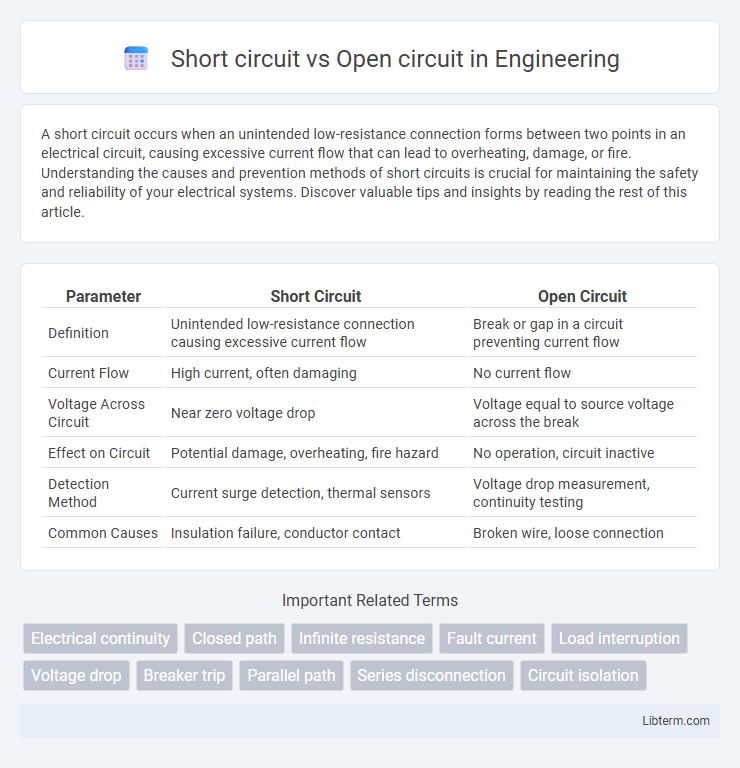 Open circuit vs Short circuit in Engineering - What is The Difference?