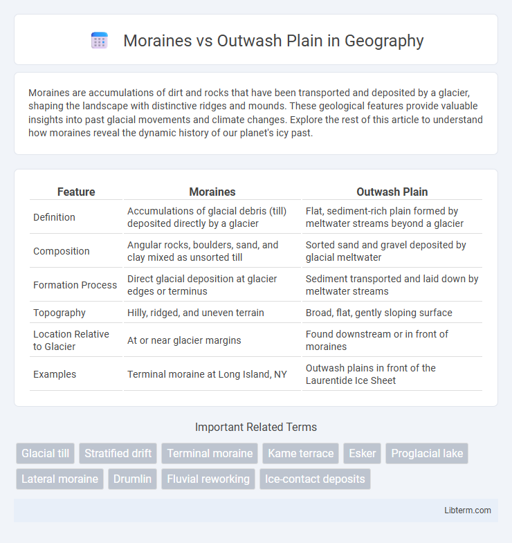 Outwash Plain vs Moraines in Geography - What is The Difference?