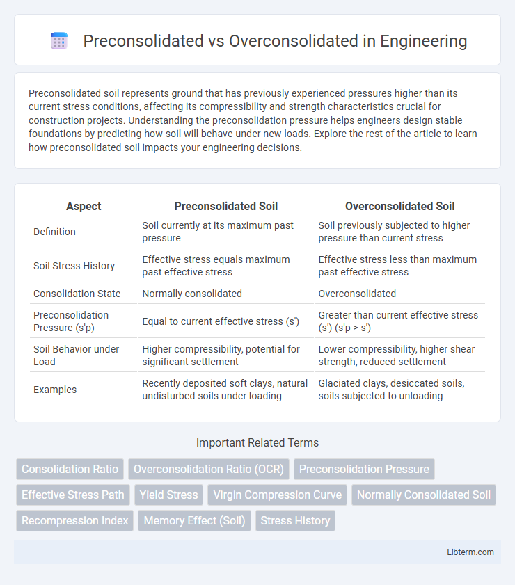 Overconsolidated vs Preconsolidated in Engineering - What is The Difference?