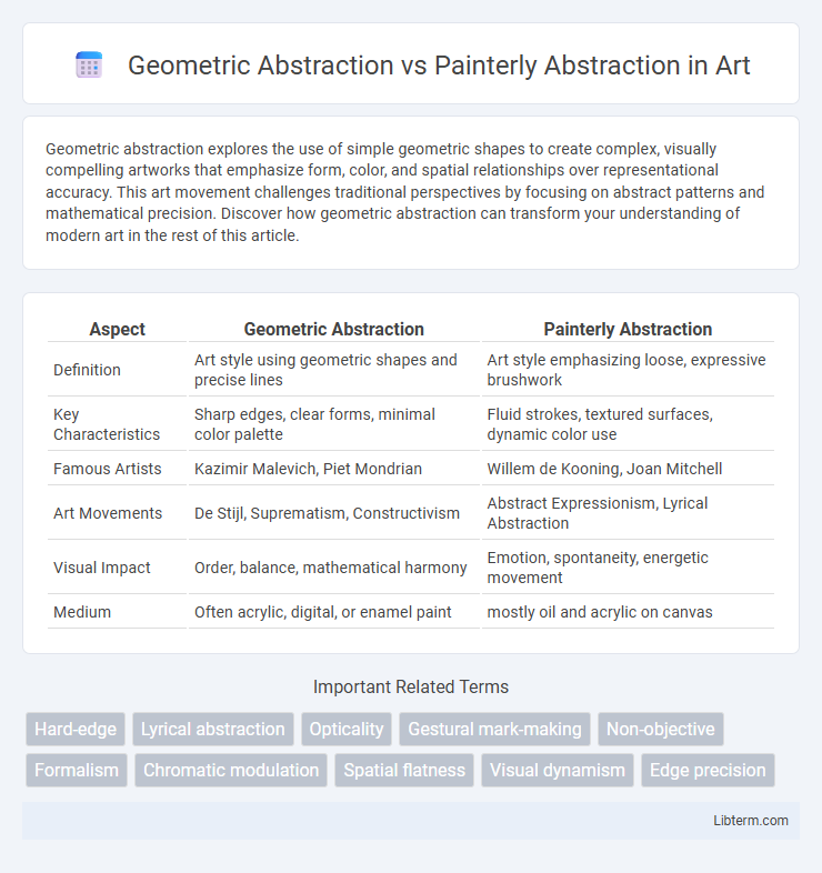Painterly Abstraction vs Geometric Abstraction in Art - What is The Difference?
