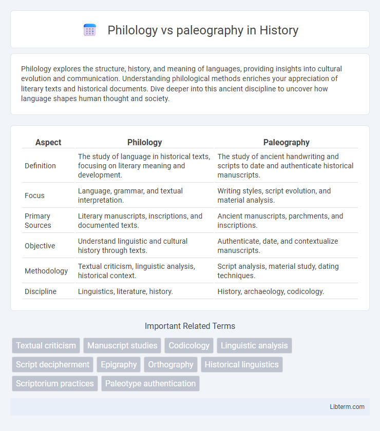 paleography vs Philology in History - What is The Difference?